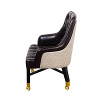 Luckyh — fauteuil confortable rembourré VIP, fauteuil de jeu, siège avec roulettes, Logo brodé, pour Poker de Poker