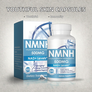 แคปซูล OEM พรีเมียม NMNH ผสมวิตามินซี ผลิตภัณฑ์เสริมอาหารสำหรับผู้ใหญ่ รับผลิตแบรนด์ส่วนตัว ขายส่งจำนวนมาก - Product Image 2