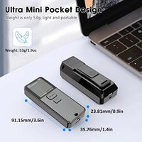 Portable MINI 2D Bluetooth Barcode Scanner 3 In1 Auto-détection 1D 2D QR Code Scanner pour PC POS iPad iPhone Tablette IOS Android