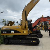 Excavatrice sur chenilles Caterpillar 320C d'occasion, 20 tonnes, hydraulique, certifiée CE EPA, machine d'origine