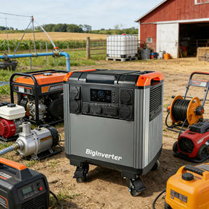 Station d'alimentation portable étanche UPS 5000W 5376Wh, générateur solaire 110V 220V, système d'énergie solaire 5000W, générateur solaire portable - Product Image 1