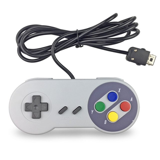 Retro Game Joypad Wired Controller for Super Nintendo Snes Classic Mini Console Gamepad