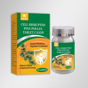 Compresse di Polline di Pino a Cellule Disturbate Siqiang, Integratore Erboristico per l'Immunità di Anziani <span class=keywords><strong>e</strong></span> Persone di Mezza Età, 2 Compresse Due Volte al Giorno, 30g - Product Image 1