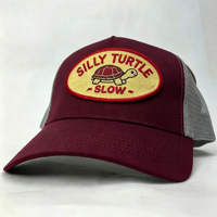 Topi Trucker Bordir Custom, Bagian Belakang Jaring, Topi Baseball Snapback, Topi 5 Panel Kosong, Topi Trucker Bordir Custom