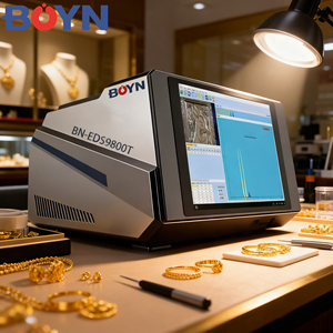 Bneds9800t siêu chính xác 0.01% (au≥ 96%) riselaser Vàng Karat Thiết bị phát hiện xrf phân tích kim loại độ tinh khiết Vàng Tester - Product Image 1