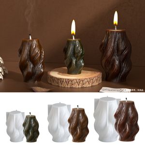 Early Riser DIY Moule en silicone en spirale torsadée géométrique pour <span class=keywords><strong>colonne</strong></span> irrégulière Bougie parfumée Plâtre de gypse <span class=keywords><strong>et</strong></span> artisanat de cire fait à la main - Product Image 2