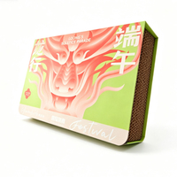 Boîte cadeau personnalisée en carton ondulé avec revêtement UV, haut de gamme, portable, pour extensions de cheveux, chaussures et sandales