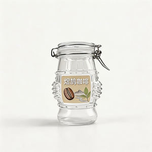 Frasco de Vidrio para Café de Gran Capacidad (420 ml) con Cierre Metálico Seguro, Apto para Guardar Mermeladas y Encurtidos Caseros - Product Image 3