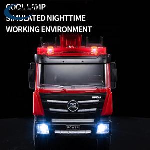 1/18 מסגסוגת rc חצי מסגסוגת rc ריסוס אש 2.4 גץ שליטה מרחוק סולם אש הנדסה צעצוע עם אורות הוביל - Product Image 3