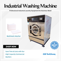 Laveuse industrielle professionnelle pour la production, équipement de blanchisserie commerciale pour hôtels, laveuse rotative industrielle pour linge d'hôtel