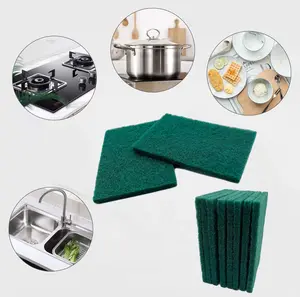Household Cleaning Scouring Pads Heavy Duty Scrubber Dish Cleaning Pads With Non-Scratch Anti-Grease Technology