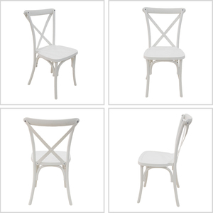 Silla <span class=keywords><strong>de</strong></span> Comedor Apilable <span class=keywords><strong>de</strong></span> Plástico PP con Aspecto <span class=keywords><strong>de</strong></span> Madera, Resistente al Agua, Desmontable, para Sala <span class=keywords><strong>de</strong></span> Estar, Apartamento, Restaurante, Hotel, Bodas - Product Image 4