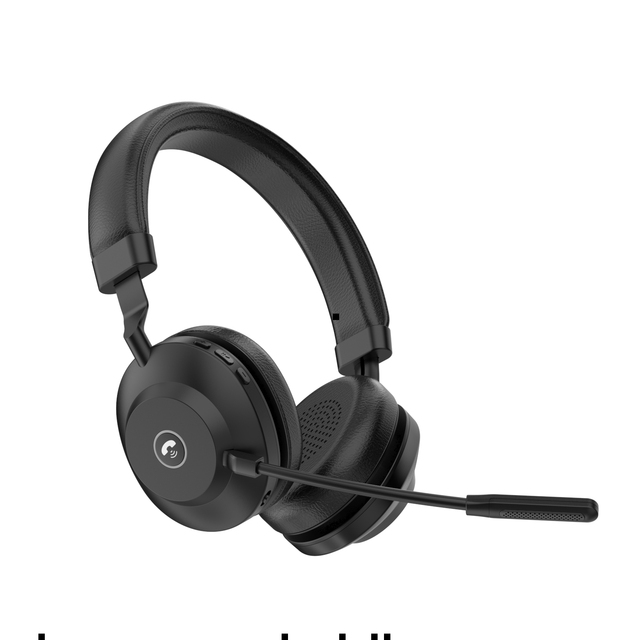 Wireless for Wireless Headset with ENC Mic USB Dongle 45hrs Talktime Mute Office PC Laptop Call Center Telephone Headset