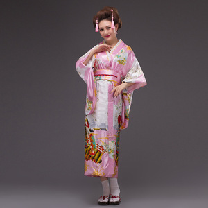 Kimono <span class=keywords><strong>Yukata</strong></span> pour femmes, tendance japonaise traditionnelle, Sexy, avec Obi nouveauté, robe de soirée, Costume de Cosplay <span class=keywords><strong>japonais</strong></span> - Product Image 3