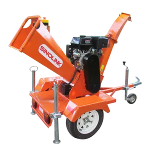 Sinolink ATV Trống Gỗ log chipper cho gỗ nghiền