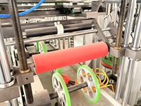 Machines à plastifier les profilés en alliage d'aluminium 350 Bois Plastique Porte avec film d'emballage