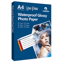 Papier photo jet d'encre brillant de haute qualité Yesion 115-260 g/m² A4