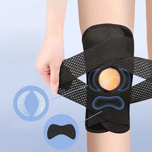 Genouillère de compression en gros avec stabilisateurs latéraux pour le soulagement de la douleur, la course à pied, les déchirures du ménisque et l'arthrite - Product Image 3