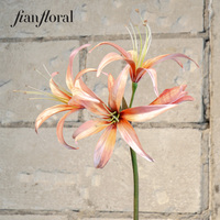 FONG IAN Kunstmatige Amaryllis Real Touch Handgemaakt Realistisch Geurende Zachte Bloem met Modern Design Milieuvriendelijk Duurzaam
