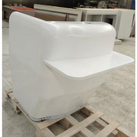 Comptoir de réception personnalisé en Corian, surface solide, bureau de réception, table de bureau