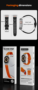 RYB <span class=keywords><strong>precio</strong></span> al por mayor de fábrica con hebilla de acero inoxidable correa de reloj de silicona para <span class=keywords><strong>Apple</strong></span> <span class=keywords><strong>Watch</strong></span> Series 10/9/8/7/6/<span class=keywords><strong>SE</strong></span> - Product Image 4