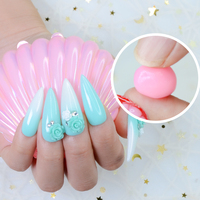 Gel UV Constructeur Transparent, Blanc, Rose pour Extension d'Ongles DIY – Gel Constructeur Antiadhésif