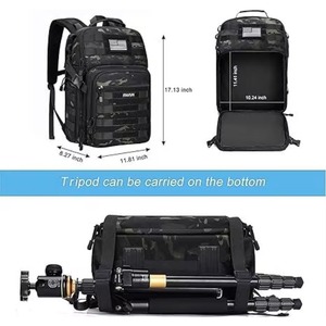 Échantillon gratuit : Sacs photo pour photographes, grande capacité 25L, étui photo imperméable - Product Image 3