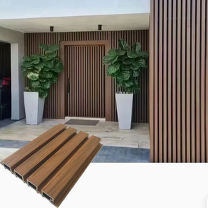 Paneles WPC <span class=keywords><strong>para</strong></span> Exteriores Más Vendidos en 2026, Revestimiento de Madera y PVC Compuesto, Tablero de Revestimiento WPC, Material de Construcción <span class=keywords><strong>para</strong></span> Exteriores, Revestimiento 3D - Product Image 2