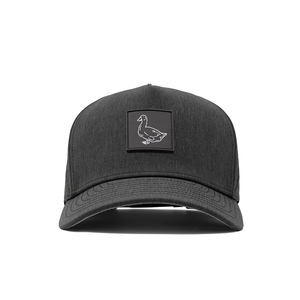 For Men Custom PVC <strong>Patch</strong> 5 Panel Black Laser Cut Perforated Hole Quick Dry Baseball Structured Dad Caps Performance Golf Hat - Product Image 3