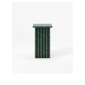 Moderner Luxus Grüner Marmor Naturstein Tisch Minimalistischer Wohnzimmer Sofa Beistelltisch Marmor Ecktisch Nachttisch - Product Image 1