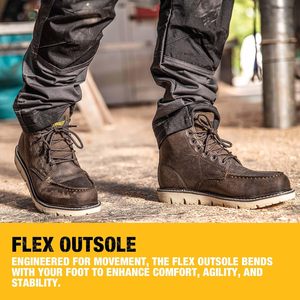 Botas de Trabajo de Seguridad con Puntera de Acero y Suela FLEX de Cuero para Hombre DEWALT Forge - Product Image 5