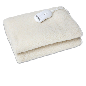 Manta eléctrica individual, suave almohadilla térmica de lana para un sueño confortable - Product Image 1
