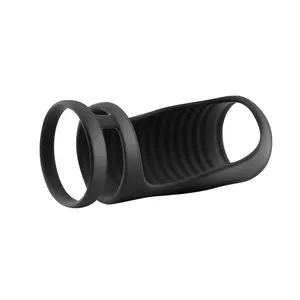 저렴한 고품질 실리콘 지연 조정 성인 게이 남성 듀얼 페니스 수탉 반지 - Product Image 4