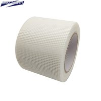ANST WMWGD-04 10*10 25M Ruban en maille de fibre de verre platine résistant aux alcalis Rouleau blanc Haute auto-adhésivité -70 +550C Cloison sèche