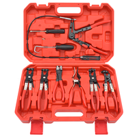 9 pièces en acier Auto véhicule entretien tuyau enlèvement pince pince pince pince vide ensemble de carburant Kit