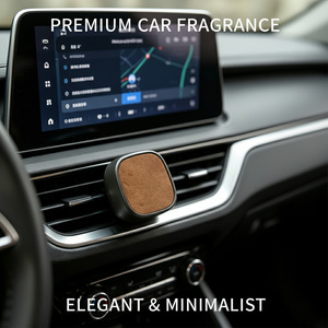 Diffuseur de <span class=keywords><strong>parfum</strong></span> de luxe en alliage de zinc pour grille d'aération, recharge biodégradable en bois écologique pour diffuseur de grille d'aération - Product Image 3