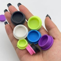 Flacon en verre pour ampoule d'insuline de 13 mm et 20 mm avec bouchon anti-poussière en silicone, bouchons en caoutchouc de haute qualité pour flacons de 3 ml à 20 ml