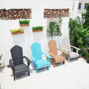 Chaise <span class=keywords><strong>de</strong></span> <span class=keywords><strong>jardin</strong></span> pliable moderne <span class=keywords><strong>haut</strong></span> <span class=keywords><strong>de</strong></span> <span class=keywords><strong>gamme</strong></span> simple avec porte-gobelet intégré – Mobilier d'extérieur confortable pour patio - Product Image 4