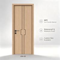 Porte intérieure en WPC, écologique, anti-termites, imperméable, insonorisée, résistante aux rayures, chambre à coucher, appartement, OEM, vente en gros