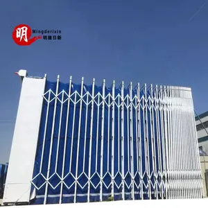 2024 best selling quality Telescopic Painting Room Removable Retractable Spray Booth in stock Open Face Retractable Mobile