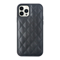 Fabricant doudoune en cuir personnalisée houppette étui de téléphone pour i phone 15 étuis doudoune
