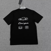 Camiseta de Hombre 2026, Talla Europea, Estilo Retro, Elástica, Suave y Cómoda, Cuello Redondo Clásico, Tejido de Algodón Premium