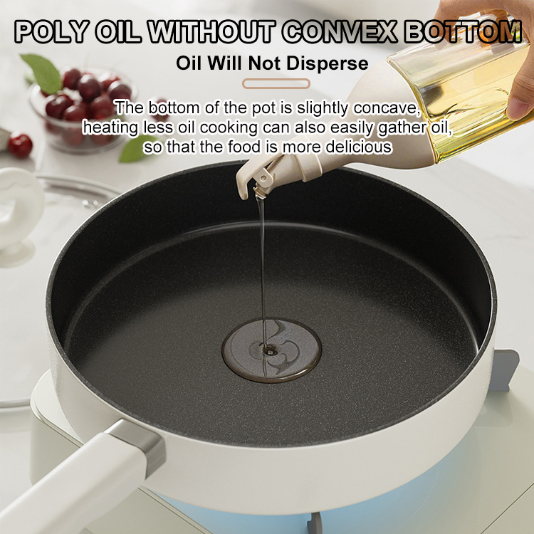 High Quality 22cm White Prestige Kitchen Cooking Non Stick Titanium Iron Soup Pots and Pans Set Cookware Set · image 5