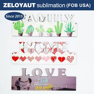 ZELOYAUT-Sublimation Creativity Personalized MDF Key Holder Ornaments Customizable Printing Picture For Home 2024
