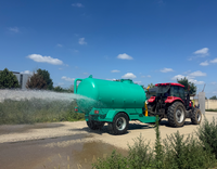 Épandeur de liquides à réservoir sous vide remorqué par tracteur pour l'application de fumier et de boues - À vendre