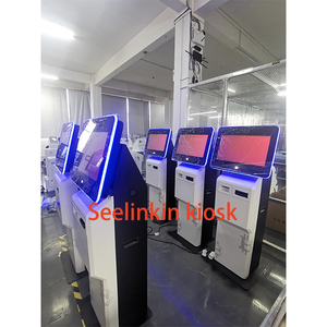Terminal d'échange de pièces de monnaie numérique 2 voies tout-en-un écran tactile self-service ATM accepteur de billets Kiosque Seelinkin - Product Image 2