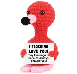 Mini tích cực khoai tây Handmade Crochet dệt kim búp bê tình cảm hỗ trợ vui tích cực Crochet Ong Ong hạnh phúc búp bê với thẻ - Product Image 5