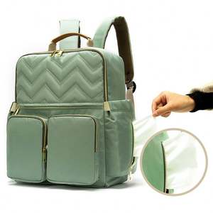 Large Capacity <b>Nursing</b> <b>Bag</b> Factory Custom Multi-Function Mommy <b>Bag</b> Outdoor Waterproof Baby Diaper Backpack with Insulated Pocket - Product Image 1