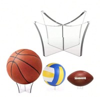 Figurines d'ours fluides DIY, ballon de basketball blanc pour peinture acrylique fluide avec support