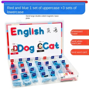 Juguetes Educativos para Niños, <span class=keywords><strong>Serie</strong></span> <span class=keywords><strong>de</strong></span> Letras Magnéticas <span class=keywords><strong>de</strong></span> Material EVA, Mayúsculas/Minúsculas en Inglés, Ortografía <span class=keywords><strong>de</strong></span> Palabras, Aprendizaje Temprano - Product Image 2